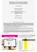 Vorschau - Arbeitsblätter - Rätselbuch Deutschlands Geografie – Gehirnjogging mit anspruchsvollen Rätseln | Bundesländer, Städte, Gebirge, Flüsse, Sehenswürdigkeiten | Erdkunde Sekundarstufe I Klasse 5-10 Lösungen - Seite 1