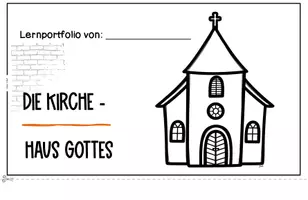 Vorschau - Unterrichtsreihen - Die Kirche - Haus Gottes - Lernportfolio mit Lösungen - Religion Grundschule Klasse 2, 3 und 4 - Seite 2