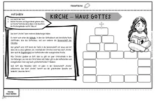 Vorschau - Unterrichtsreihen - Die Kirche - Haus Gottes - Lernportfolio mit Lösungen - Religion Grundschule Klasse 2, 3 und 4 - Seite 3