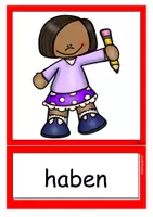 Vorschau - Arbeitsblätter - DaZ/ DaF Grammatik Akkusativ Sprechübung (haben/hat mit Schulsachen) unbest.Artikel - Seite 3