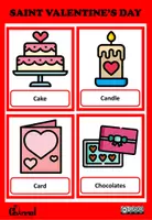 Vista previa - Juegos / Gamificación - SAINT VALENTINE'S DAY - 24 Colour Flashcards - página 2
