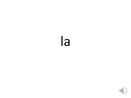 Vorschau - Präsentationen/Tafelbilder - Blitzlesen Lesen Klasse 1 Silben Powerpoint (Ende 1. Halbjahr) - Seite 1