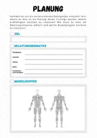 Vorschau - Arbeitsblätter - Fitness ⎮ Kraftausdauer - Trainingsplan erstellen (Sportliches Profil) - Seite 2