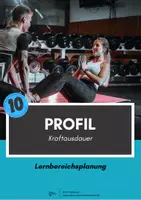 Vorschau - Lehrpläne/Lehrermaterial - Fitness ⎮ Kraftausdauer - Lernbereichsplanung (Sportliches Profil) - Deckblatt