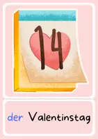 Vorschau - Fördermaterial/Inklusion - Valentinstag: Bild- und Wortkarten (DAZ DAF) - Seite 3