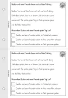 Vorschau - Arbeitsblätter - Leseheft sinnentnehmendes Lesen - Gustav und der Frühling - Klasse 2+3 - Seite 3