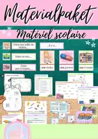 Vorschau - Stundenentwürfe - Materialpaket: Matériel scolaire (Schulsachen) - Deckblatt