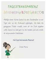 Vorschau - Präsentationen/Tafelbilder - Tagestransparenz/Stundenplan - Marienkäferklasse - Seite 1