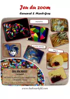 Aperçu - Apprentissages en autonomie - Jeu du zoom - Carnaval et Mardi-Gras - Page de couverture
