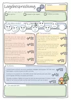 Vorschau - Mal- und Bastelvorlagen - Lerncoaching - Lagebesprechung | Klasse 5-10 - Seite 1
