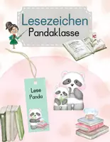 Vorschau - Mal- und Bastelvorlagen - Pandaklasse Lesezeichen - Deckblatt