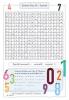 Vorschau - Arbeitsblätter - Zahlen 0-10 Suchsel / Buchstabengitter - Seite 3
