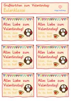 Vorschau - Poster - Eulenklasse Eule Tischschilder Zeugnis Helfersystem Valentinstag Materialpaket - Seite 3