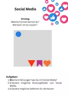 Vorschau - Stundenentwürfe - Social Media - Materialpaket - Seite 3
