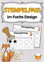 Vorschau - Anderer Materialtyp - Stempelpass Fuchs - Deckblatt