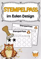 Vorschau - Anderer Materialtyp - Stempelpass Eule - Deckblatt