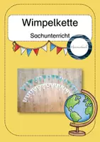 Vorschau - Poster - Wimpelkette für das Fach Sachunterricht - Deckblatt