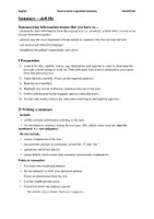 Vorschau - Arbeitsblätter - Summary and Outline - skill files - Deckblatt