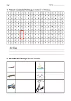 Vorschau - Arbeitsblätter - DaZ: Wortschatz Fahrzeuge - Rätsel Nr. 2 (2 ABs + differenziert) - Seite 1