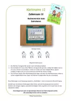 Vorschau - Fördermaterial/Inklusion - Klettmappe 12 - ZR10 Rechenoperation legen / Subtraktion - Seite 1