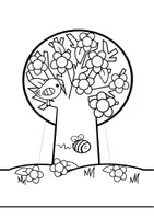 Vorschau - Arbeitsblätter - Mal- und Bastelvorlagen, Jahreszeitenbäume #umwelt - Seite 3