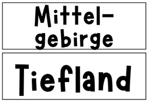 Vorschau - Präsentationen/Tafelbilder - Die Großlandschaften Deutschlands - Tafelkarten - Seite 3