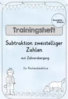 Vorschau - Unterrichtsreihen - Trainingsheft: Subtraktion zweistelliger Zahlen mit Zehnerübergang im Zahlenraum bis 100 - Deckblatt
