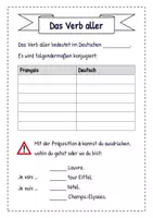 Vorschau - Arbeitsblätter - Grammaire - Le verbe aller / Das Verb aller - Seite 3