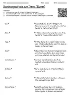Vorschau - Arbeitsblätter - Arbeitsblätter zum Thema "Blumen" + Lösung & MP3 + Infografik - Seite 2