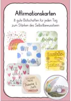 Vorschau - Poster - Affirmationskarten zur Stärkung des Selbstbewussseins - Deckblatt
