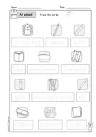 Vorschau - Arbeitsblätter - Englisch - School Supplies (Schulsachen) - Arbeitsblätter - Stationen, Freiarbeit - Seite 3