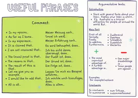 Vorschau - Fördermaterial/Inklusion - USEFUL PHRASES English Comment + Argumentative Texts - Deckblatt