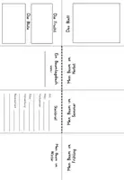 Vorschau - Arbeitsblätter - Faltbuch: Baumtagebuch, editierbar - Seite 1