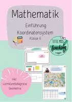 Vorschau - Arbeitsblätter - Materialpaket - erweitertes Koordinatensystem - Seite 1