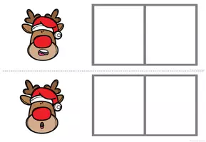 Vorschau - Fördermaterial/Inklusion - Silben lesen: Rentiernamen im Advent - Seite 3