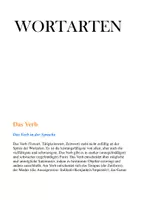 Vorschau - Arbeitsblätter - DEUTSCHSTUNDE. Grammatik - Das Verb - Seite 1