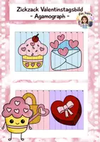 Vorschau - Mal- und Bastelvorlagen - Materialpaket Valentinstag XL, Kunst Grundschule - Seite 1
