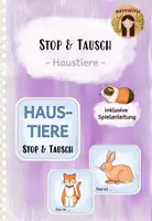 Vorschau - Spiele - Haustiere: Stop & Tausch (Vokabelspiel) - Deckblatt