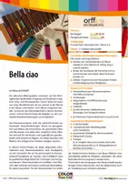 Vorschau - Stundenentwürfe - Materialpaket - Bella ciao - Orff- , Soundbellows- und Boomwhackersspielsätze - Deckblatt