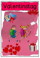 Vorschau - Poster - Valentinstag / Tag der Liebe Bildkarte FREEBIE - Seite 1