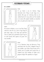 Vista previa - Manualidades / Dibujos para colorear - Describiendo Personas: lee y colorea (Español) - página 2