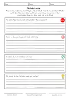 Vorschau - Arbeitsblätter - Nachdenkzettel Klasse 3/4 - Deckblatt