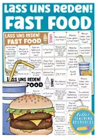 Vista previa - Juegos / Gamificación - juego alemán, Deutsch Spiel Sprechen: Fast Food / Lebensmittel / Essen - Portada