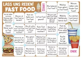 Vista previa - Juegos / Gamificación - juego alemán, Deutsch Spiel Sprechen: Fast Food / Lebensmittel / Essen - página 1