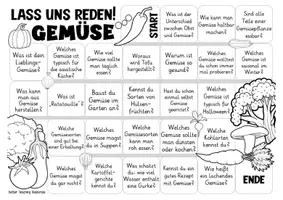 Vista previa - Juegos / Gamificación - juego alemán, Deutsch Spiel Sprechen: Gemüse / Essen / Lebensmittel - página 2