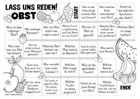 Vista previa - Juegos / Gamificación - juego alemán, Deutsch Spiel Sprechen: Obst / Lebensmittel - página 2