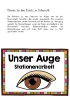 Vorschau - Arbeitsblätter - Auge Experimente - Seite 1