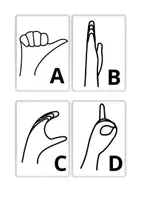 Aperçu - Jeux - Kit pédagogique dactylologie (alphabet de la langue des signes) - Page 2