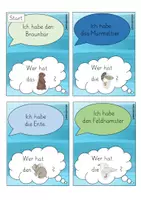 Vorschau - Spiele - Tiere im Winter, Lesespiel, Klasse 1/2 - Seite 2