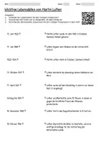 Vorschau - Arbeitsblätter - Lernposter + Arbeitsblätter zum Thema "Martin Luther" + Lösung & Fragen & MP3 + Mindmap + Infografik - Seite 3